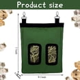 thumbnail image 2 of THPetshop Rabbit Hay Feeder Bag Guinea Pig Hay Feeder Storage Racks Hanging Feeding Hay for Small Animals Chinchilla Hamsters 600D Oxford Cloth Fabric, 2 of 5