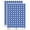 Dark Blue, variant on Bulldozer Dozer Construction Vehicle 200+ Round Stickers - Dark Blue - Matte Finish - 0.50" Size