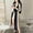 Black, variant on WXLWZYWL Womens Trench Coat Long Warm Color Block with Belt Notched Sleeve Lapel Elegant Street Style Autumn Winter
