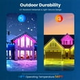 thumbnail image 6 of VOLIVO 100FT Permanent Outdoor Lights, APP/Remote Control Multicolor Eaves Lights, Waterproof Eternity Eaves Lighting for Holiday Daily Decorations, 6 of 8