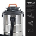 thumbnail image 4 of Aspiradora De Mano Foreman Industrial Acero Inoxidable Capacidad 35L Sólidos y Líquidos 2200W, 4 of 6