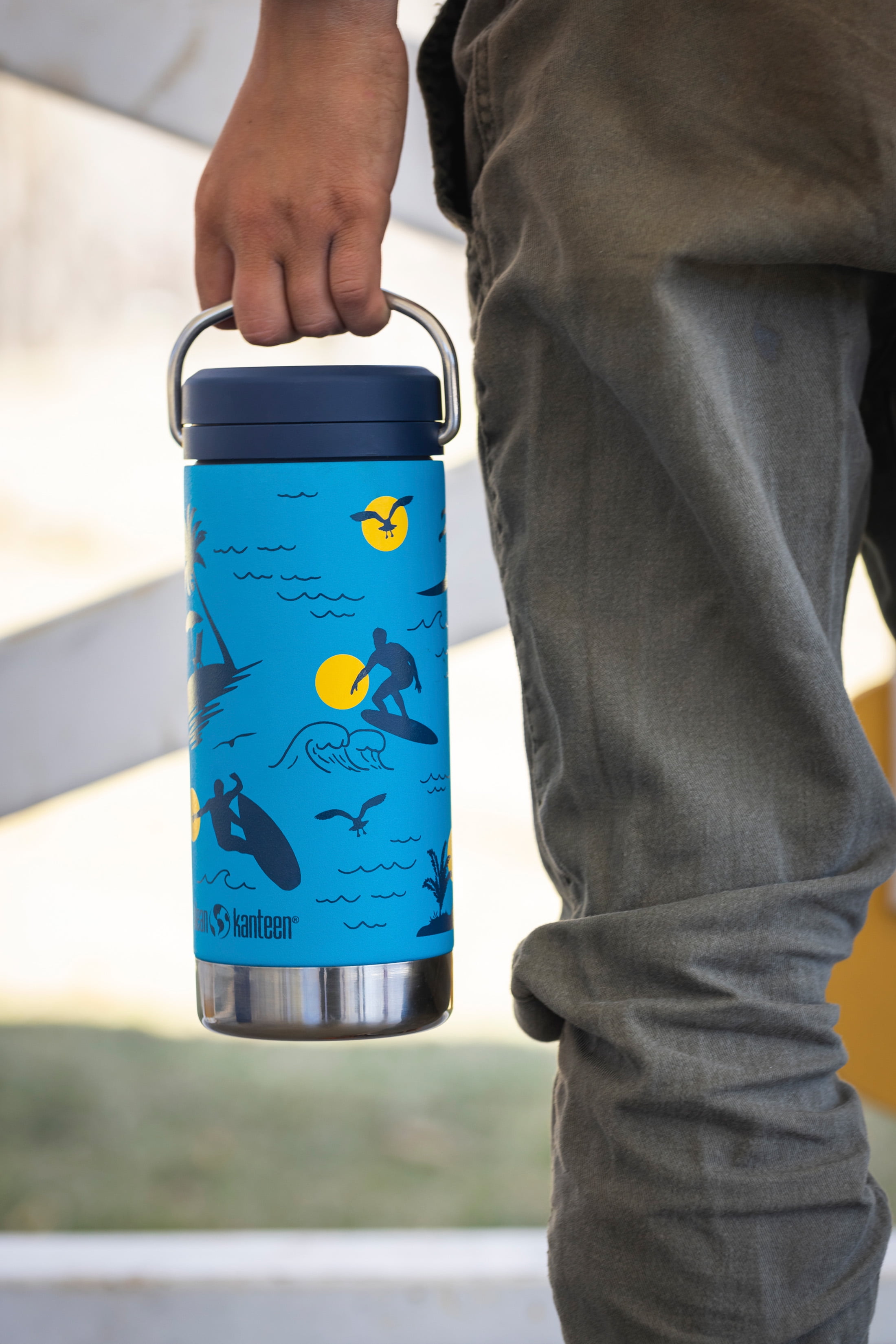 12Oz Tkwide Insulated Water Bottle With Twist Cap In Surfer