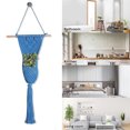 thumbnail image 1 of Decoración de flores, cesta colgante, regalo, tapiz de macramé, decoración de pared para decoración del hogar, 1 of 3