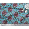 thumbnail image 2 of Soimoi Cotton Duck Fabric Leaves & Floral Paisley Print Sewing Fabric Yard 56 Inch Wide, 2 of 3