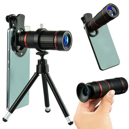 Lightning Deals of Today 2024 New 18x25 HD High Powered Monocular Telescope with Smartphone Adapter and Tripod Monoculars for Adults Clear View Monocular for Bird Watching