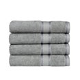 thumbnail image 1 of Casa Lino Juego De 4 Toallas De Baño Gris Plateado (54"" X 27") - Juego De Toallas De Baño Grandes - Toallas 100% Algodón Para Baño - Paquete Múltiple De Toallas De Baño Altamente Absorbentes Y De Sec, 1 of 5