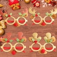 thumbnail image 2 of Naiovety Gafas de Navidad Marco Festival Navidad Vacaciones Hogar Comedor Bar Hotel Café Decoración Foto Prop Anteojos Ornamento Niños Kits de decoración para fiestas Animal rojo Naiovety HA069936-04, 2 of 6