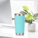 thumbnail image 5 of Vaso aislado al vacío perfecl acero inoxidable Taza de Agua con tapa doble pared Verde claro, 5 of 8
