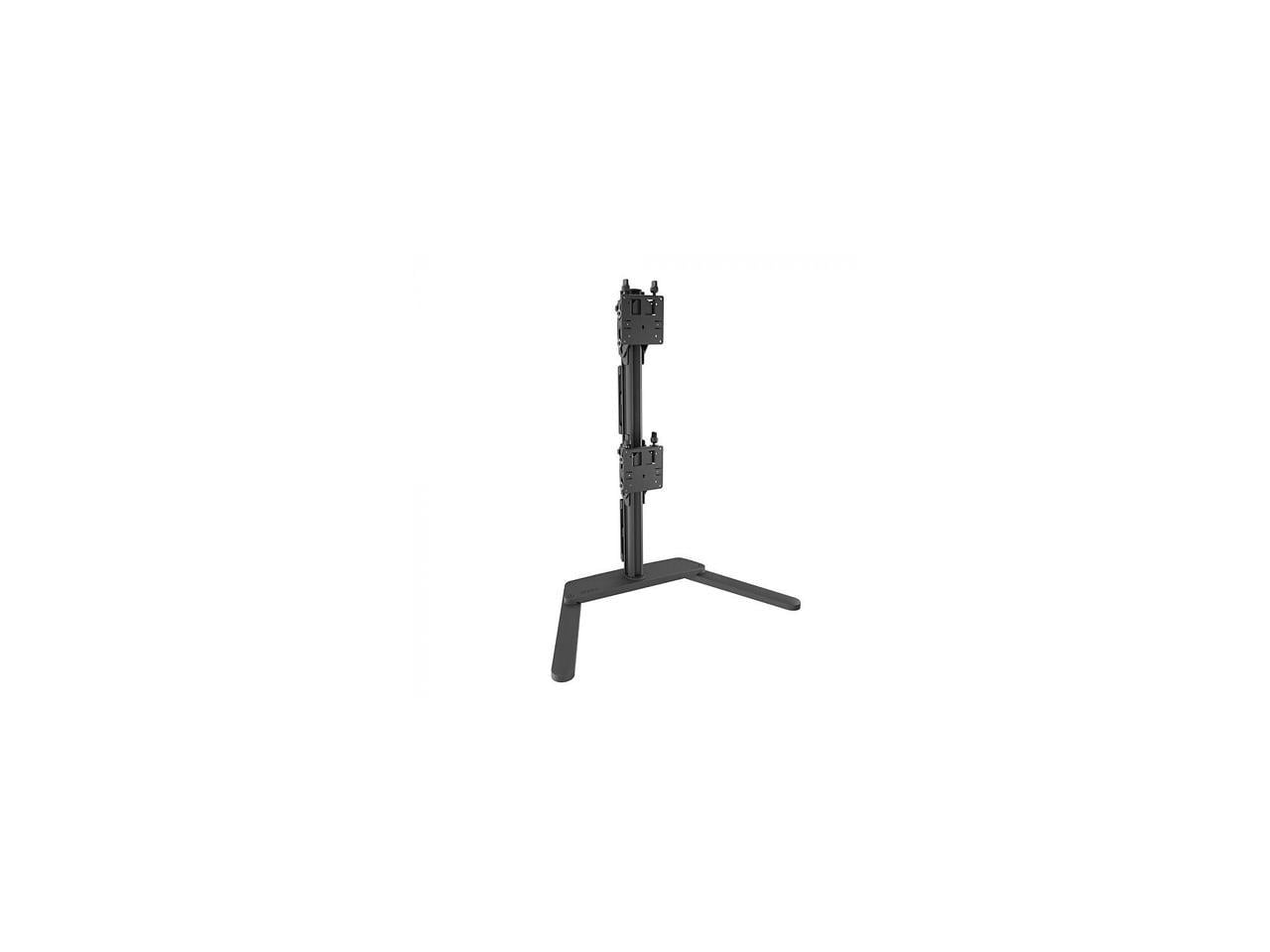 Atdec Freestanding Heavy Duty Dual Vertical Monitor Mount AWMS2BT75FSB