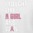 thumbnail image 6 of Wild Bobby I Fought Like A Girl and Won Breast Cancer Awareness Unisex Crewneck Sweatshirt, White, Medium, 6 of 6