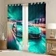 YST Race Car Blackout Curtains Extreme Sports Car Curtains for Boys