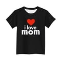 thumbnail image 4 of Zpanxa T-Shirts d'Été pour Filles Imprimé de la Fête de l'Indépendance Col Rond Manches Courtes Haut Polyester Spandex 14-15 Ans, 4 of 6