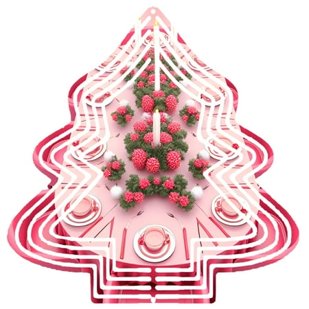 Metal Hanging Christmas Tree Wind Decorations – Unique Garden Spinners with Festive Tree Design Perfect for Yard and Garden Decor Metal Hanging Christmas Tree Wind Decorations – Unique Garden Spinners with Festive Tree Design Perfect for Yard and Garden Decor