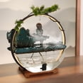 thumbnail image 4 of Tabletop Fountain with LED Light Ring, Tabletop Mist Fountain Gift Indoor Landscape Decor, 4 of 18