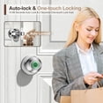 thumbnail image 3 of Cikuci Smart Door Lock, Fingerprint Door Lock Knob with App Control, Suitable for Home, Cloakroom, Offices, Hotels (K10), 3 of 8