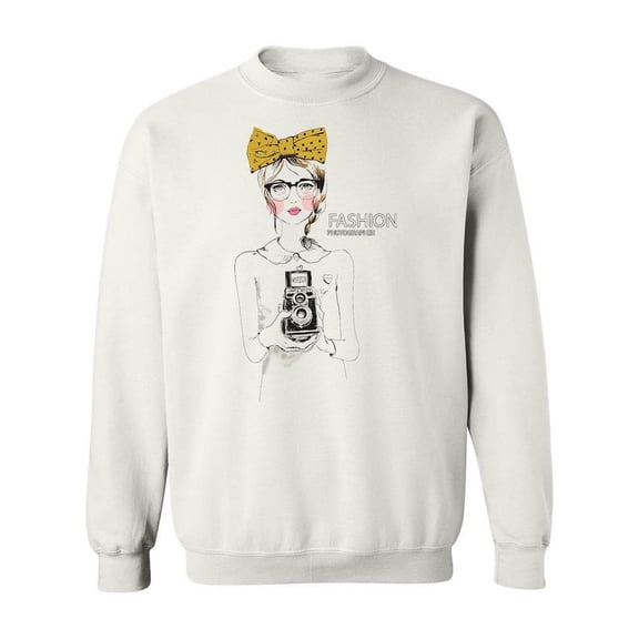 Fashion Photographer. Sweatshirt Women -Image by Shutterstock, Female 4X-Large