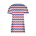 thumbnail image 5 of Dyegold Summer Tops for Women 2023, 4th of July US Flag Blouses for Women Fashion 2023 Summer Casual Tops Tee Plus Size Short Sleeve Tshirt V Neck ​Tuncis, 5 of 5
