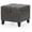 Style2 Faux Leather Dark Grey, variant on 17 Inch Storage Ottoman Foot Rest,Square Faux Leather Foot Stool,Small Ottoman with Storage,Padded Seat for Entryway,Living Room,Bedroom,Couch,Under Desk,Beige