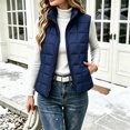 thumbnail image 6 of HCBY Women Quilted Puffer Vest Zip Up Stand Collar Lightweight Sleeveless Padded Gilet with Pockets for Fall Winter, 6 of 6