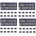thumbnail image 1 of 40 Piezas Inserto de Corte de Carburo Recto Cuadrado de 14 mm Con 40 Piezas de Tornillos M610mm para Trabajar En Madera Espiral / Cabeza de Corte de Cepilladora Helicoidal, 1 of 6