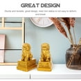 thumbnail image 6 of Chinoiserie Lion Figurines for Home Decor and Feng Shui, 6 of 7