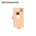 thumbnail image 2 of 1 rollo/300 Uds etiquetas de Halloween etiquetas adhesivas calcomanías escribir en etiquetas etiquetas de nombres pegatinas, 2 of 5