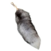 Plush-fox Tail Keychain Furry Animal Tail Keyring Keychain 40cm Animal Tail