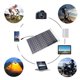 thumbnail image 1 of Cargador De Panel Solar, Kit De Panel Solar Salida USB Dual Alta Eficiencia Para Acampar Para Vehículo Para Batería De 12 V, 1 of 7