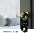 thumbnail image 2 of In Session Please Take A Seat Door Hanger | House or Business Door Sign - Black, 4" x 8", 2 of 8