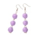 thumbnail image 4 of Pendientes de gancho trenzado Qarigey para mujer colgantes boda compromiso 1 par, 4 of 6