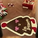 thumbnail image 4 of Tapete Decorativo para Árbol de Navidad | Tapete Absorbente para Entrada y Baño | 80 X 50 Cm | Poliéster Marrón | Base Antideslizante | Fácil de Limpiar | 1 Unidad, 4 of 6