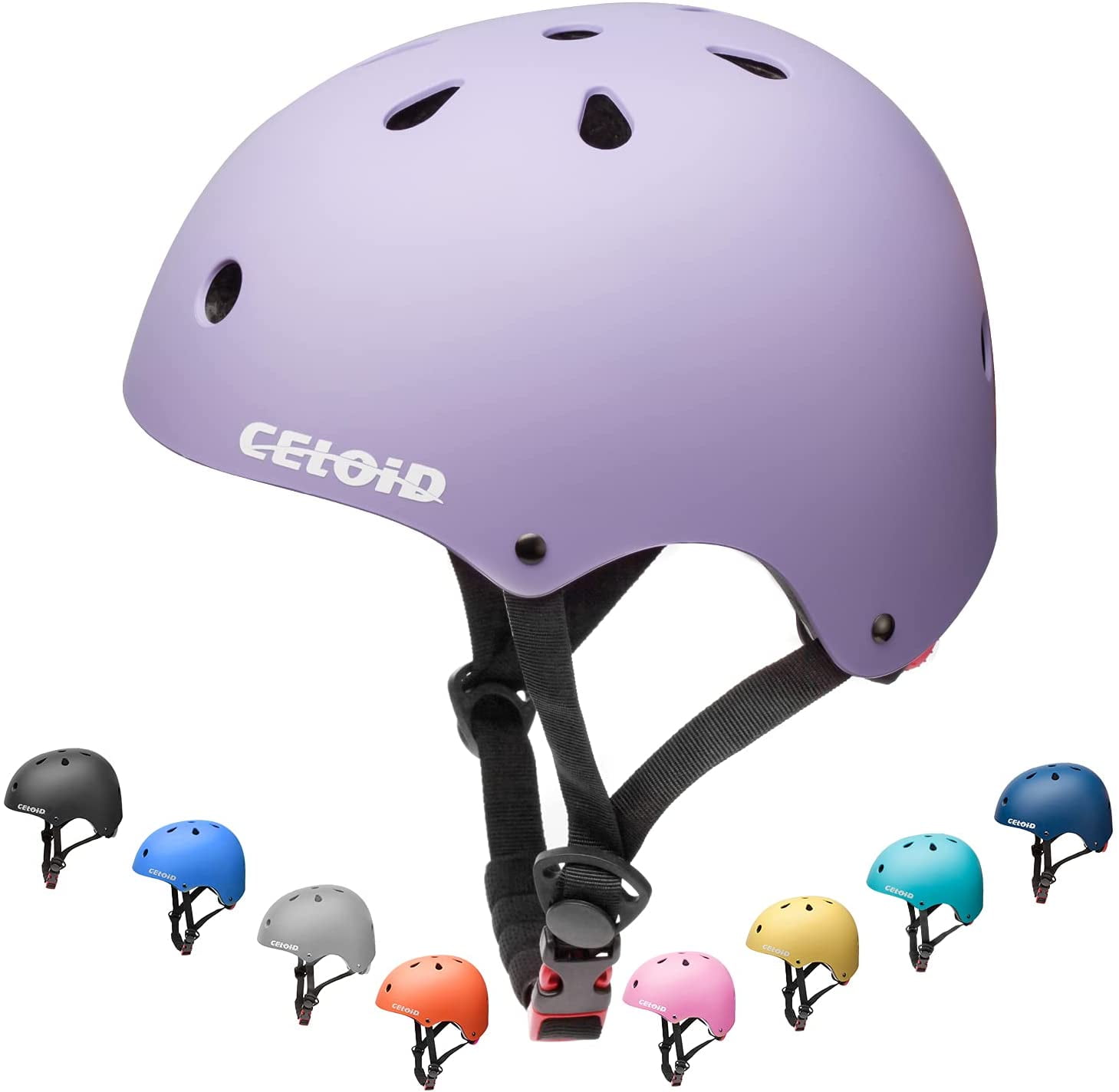 CELOID Kids Bike Helmet Youth Skateboard Helmets for Ages 8 10 14 Years