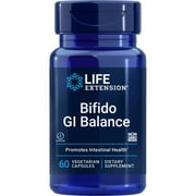 Life Extension Bifido GI Balance - Supports Healthy Gut & Digestive Health - Gluten-Free, Non-GMO - 60 Vegetarian Capsules