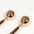 thumbnail image 2 of Coffee Bean Measuring Spoon Solid Wood Copper Measuring Spoon, 2 of 6