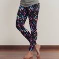 thumbnail image 2 of COMVALUE Printed Leggings Basic Workout Yoga Pants Buttery Smooth Womens Leggings Black Size M, 2 of 6