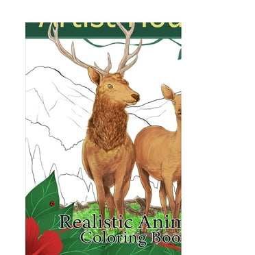 Deer coloring book for adults : Feauturing cute and playfull deer ...