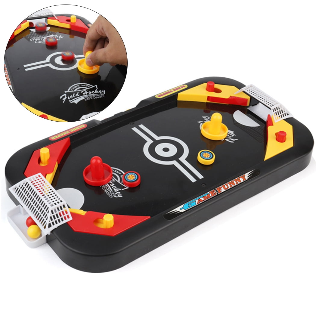 Air Hockey Game Interactive 2 in 1 Funny Mini Hockey Game Table Game