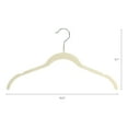 thumbnail image 2 of Unique Bargains Velvet Non-Slip Durable Space Saving Clothes Hangers 10 Packs Khaki, 2 of 6