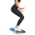 thumbnail image 6 of Philosophy Gym Wobble Balance Board, Round Wooden Core Trainer for Adults - Blue, 6 of 7