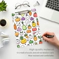 thumbnail image 3 of FORMRS Acrylic Clipboard with Low Profile Clip Standard A4 Letter Size, 12.5" x 9", Cute Vegetables, 3 of 8