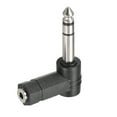 thumbnail image 4 of Adaptador de Conector Uxcell de Macho de 6.35mm a Hembra de 3.5mm 90 Grados para Audio y Video, 4 of 5