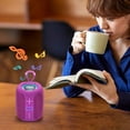 thumbnail image 5 of EGNMCR Sound Machine New Exquisite Cylindrical Portable Bass Bluetooth Speaker Colorful Lights Cool Gift Sound a sound, 5 of 5