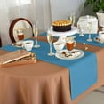 thumbnail image 6 of Table Runner 48 Inches Long for Kitchen Dining, Blue Dresser Scarf Farmhouse, Dining Table Decorations for Wedding/Parties, Modern Pure Wave Ride 13 x 48 In, 6 of 9