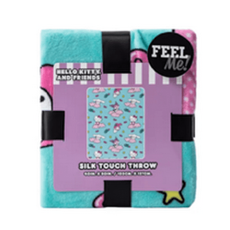 Hello Kitty and Friends Silk Touch Throw Blanket 40in X 50in