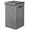 Charcoal/Black, variant on mDesign Large Upright Laundry Hamper, Hinge Lid and Handles - Mint Green/White