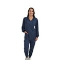 thumbnail image 4 of Green Town Scrubs for Women - Hoodie Pull-Over Scrub Jacket, 4 Pockets, Lightweight, Stretch Fabric, Easy Care, 4 of 6