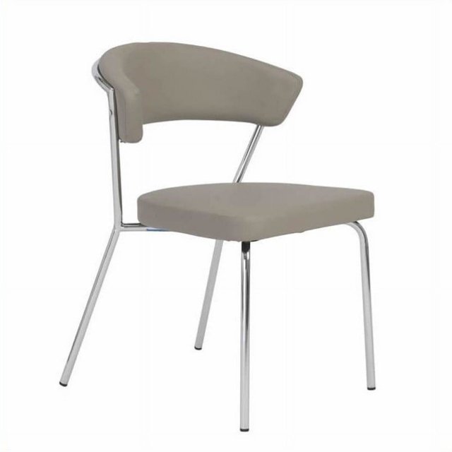 Eurostyle Chaise de Salle à Manger Draco en Taupe