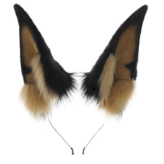 Yokua Girls Handmade Furry Dobermann-Ear Furry Party Costume Cute Dog Cosplay