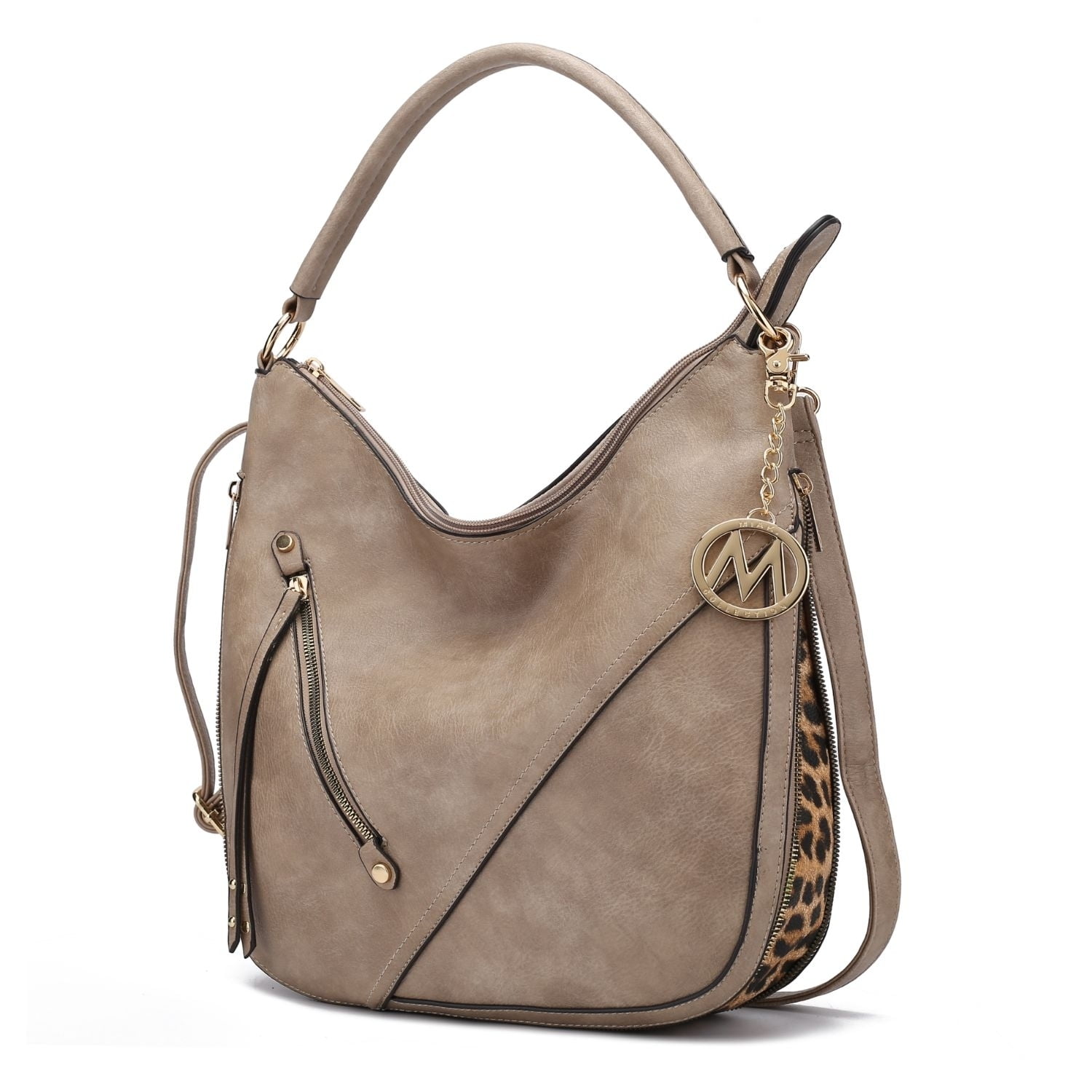 MKF Collection Women's Lisanna Hobo Handbag by Mia K. - Mustard