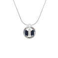 thumbnail image 2 of Delight Jewelry Silvertone Blue Torah Scroll Laugh Ring Charm Necklace, 18", 2 of 4